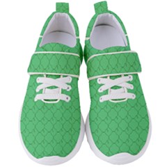 Clover Quatrefoil Pattern Women s Velcro Strap Shoes by emilyzragz