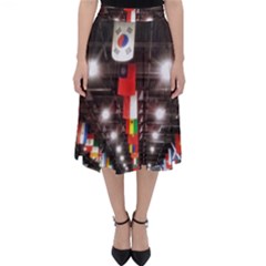 Flags Of Dublin Scioto Classic Midi Skirt by Riverwoman