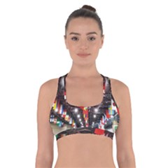 Flags Of Dublin Scioto Cross Back Sports Bra by Riverwoman