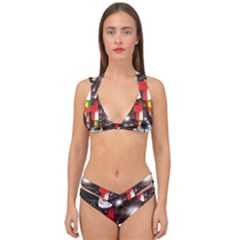 Flags Of Dublin Scioto Double Strap Halter Bikini Set by Riverwoman