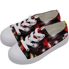 Flags Of Dublin Scioto Kids  Low Top Canvas Sneakers by Riverwoman