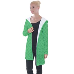 Clover Quatrefoil Pattern Longline Hooded Cardigan by emilyzragz