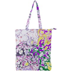 Sketchlines01 Double Zip Up Tote Bag