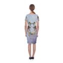 Easter Egg With Flowers Classic Short Sleeve Midi Dress View2