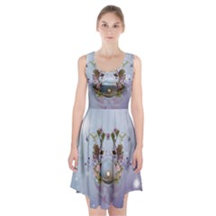 Easter Egg With Flowers Racerback Midi Dress by FantasyWorld7