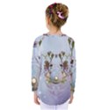 Easter Egg With Flowers Kids  Long Sleeve Tee View2