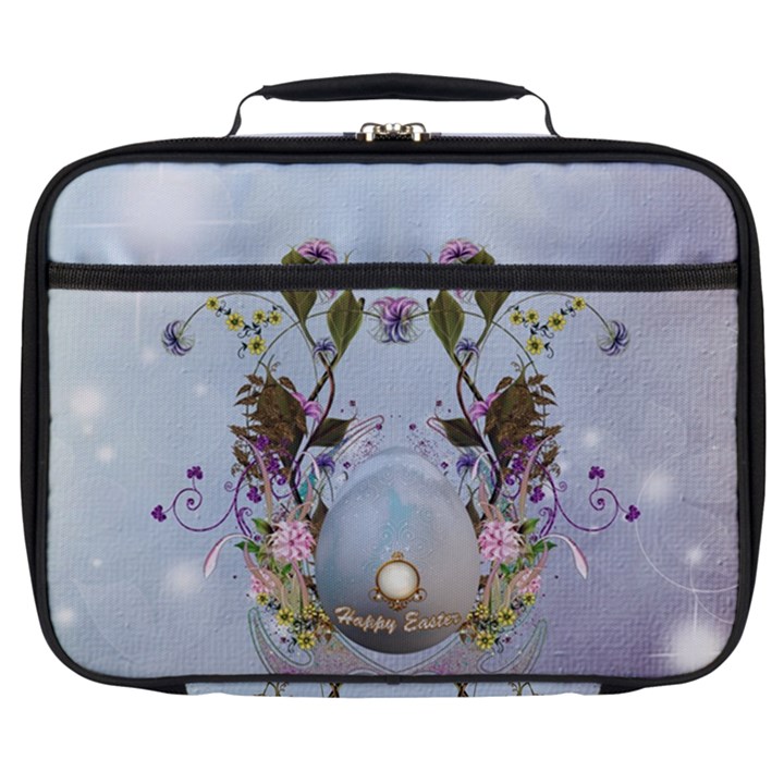 Easter Egg With Flowers Full Print Lunch Bag