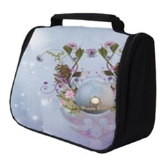 Easter Egg With Flowers Full Print Travel Pouch (small)