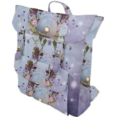 Easter Egg With Flowers Buckle Up Backpack by FantasyWorld7