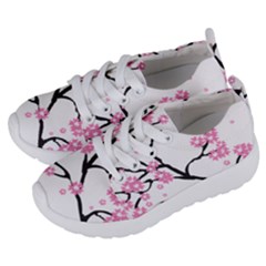 Blossoms Branch Cherry Floral Kids  Lightweight Sports Shoes by Pakrebo