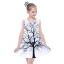 Tree Silhouette Winter Plant Kids  Summer Dress View1