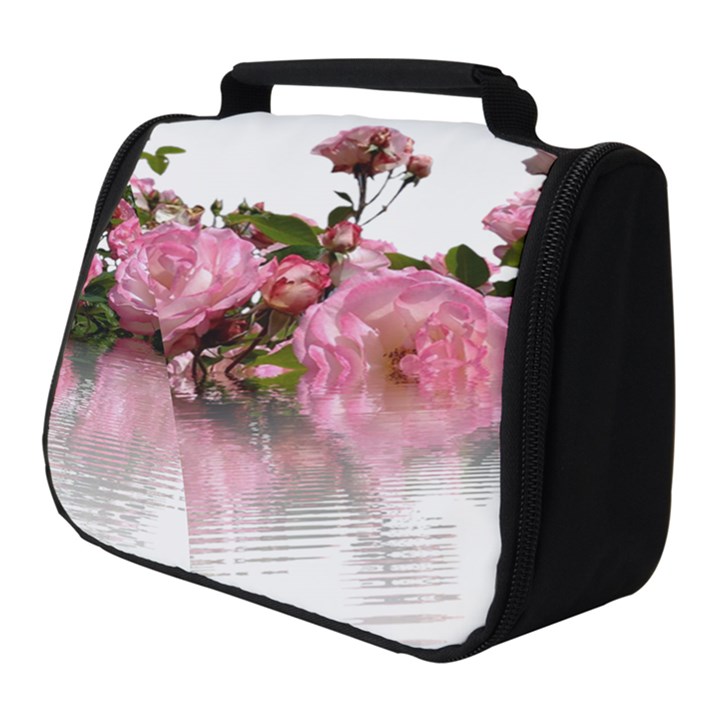 Roses Flowers Nature Flower Full Print Travel Pouch (Small)