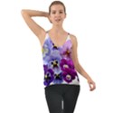 Pansy Isolated Violet Nature Chiffon Cami View1