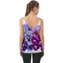 Pansy Isolated Violet Nature Chiffon Cami View2