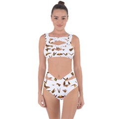 Butterfly Butterflies Insect Swarm Bandaged Up Bikini Set  by Pakrebo