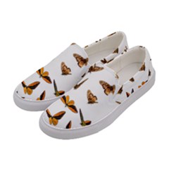 Butterfly Butterflies Insect Swarm Women s Canvas Slip Ons by Pakrebo