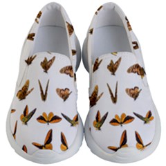 Butterfly Butterflies Insect Swarm Kids  Lightweight Slip Ons by Pakrebo