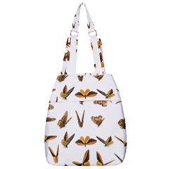 Butterfly Butterflies Insect Swarm Center Zip Backpack by Pakrebo