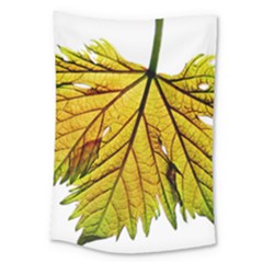 Leaf Grape Vine Sunlight Garden Large Tapestry by Pakrebo