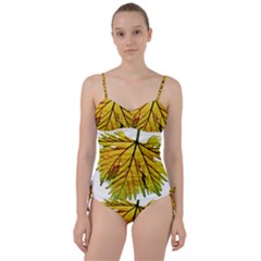 Leaf Grape Vine Sunlight Garden Sweetheart Tankini Set