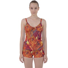 Altered Concept Tie Front Two Piece Tankini by WILLBIRDWELL