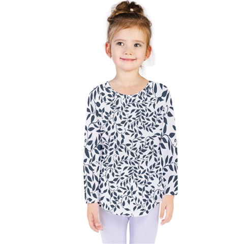 Leaves Kids  Long Sleeve Tee by alllovelyideas