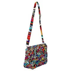 Ml 142 Shoulder Bag With Back Zipper by ArtworkByPatrick