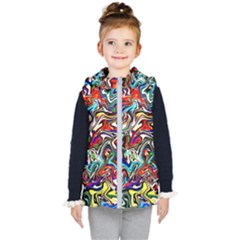 Ml 142 Kids  Hooded Puffer Vest by ArtworkByPatrick