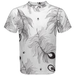 Peacock Men s Cotton Tee by alllovelyideas