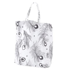 Peacock Giant Grocery Tote by alllovelyideas