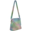 Pastel Mermaid Sparkles Zipper Messenger Bag View1