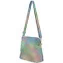 Pastel Mermaid Sparkles Zipper Messenger Bag View2