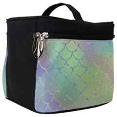 Pastel Mermaid Sparkles Make Up Travel Bag (big) by retrotoomoderndesigns