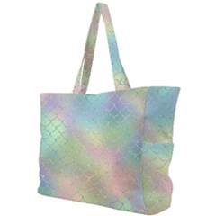 Pastel Mermaid Sparkles Simple Shoulder Bag by retrotoomoderndesigns