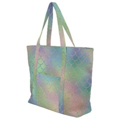 Pastel Mermaid Sparkles Zip Up Canvas Bag by retrotoomoderndesigns