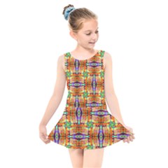 Ml 151 1 Kids  Skater Dress Swimsuit by ArtworkByPatrick