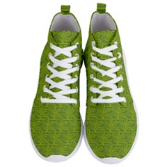 Oak Tree Nature Ongoing Pattern Men s Lightweight High Top Sneakers