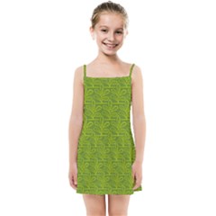 Oak Tree Nature Ongoing Pattern Kids  Summer Sun Dress