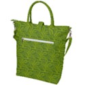 Oak Tree Nature Ongoing Pattern Buckle Top Tote Bag View2