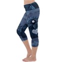 Elegant Heart With Steampunk Elements Capri Yoga Leggings View2