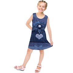 Elegant Heart With Steampunk Elements Kids  Tunic Dress by FantasyWorld7