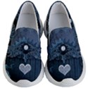 Elegant Heart With Steampunk Elements Kids  Lightweight Slip Ons View1