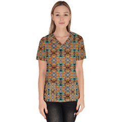 Ml 152 Women s V-neck Scrub Top by ArtworkByPatrick