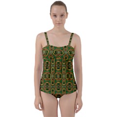 Ml 153 1 Twist Front Tankini Set by ArtworkByPatrick