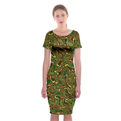 Ml 153 Classic Short Sleeve Midi Dress by ArtworkByPatrick