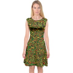 Ml 153 Capsleeve Midi Dress by ArtworkByPatrick