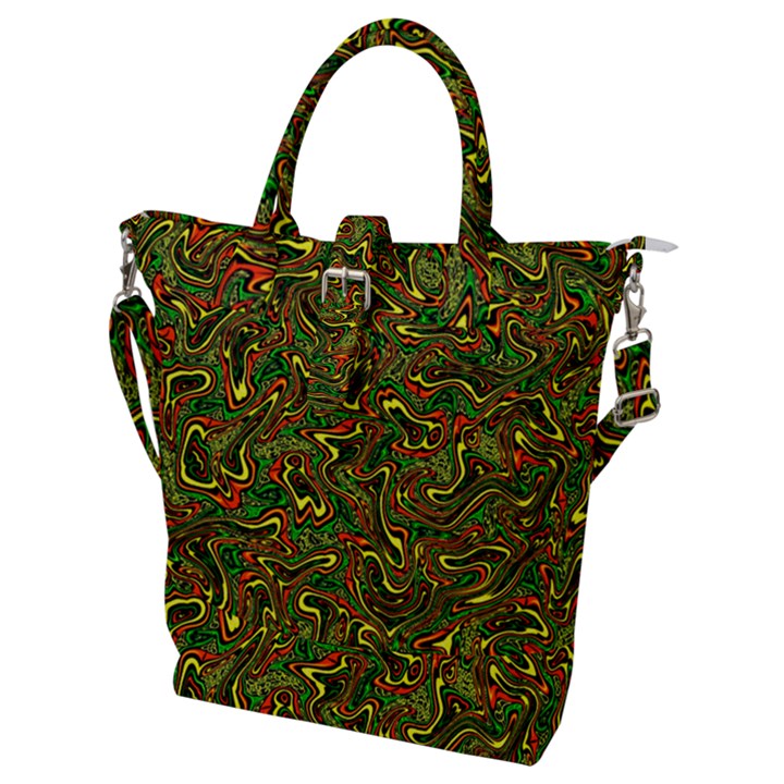 Ml 153 Buckle Top Tote Bag