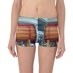 Taiko Drum Reversible Boyleg Bikini Bottoms by Riverwoman