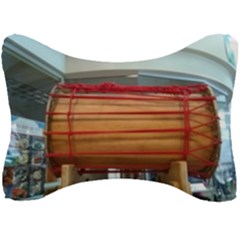 Taiko Drum Seat Head Rest Cushion by Riverwoman