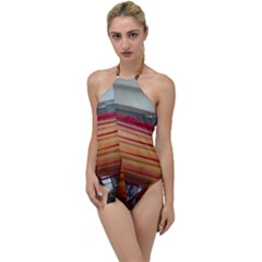 Taiko Drum Go With The Flow One Piece Swimsuit by Riverwoman